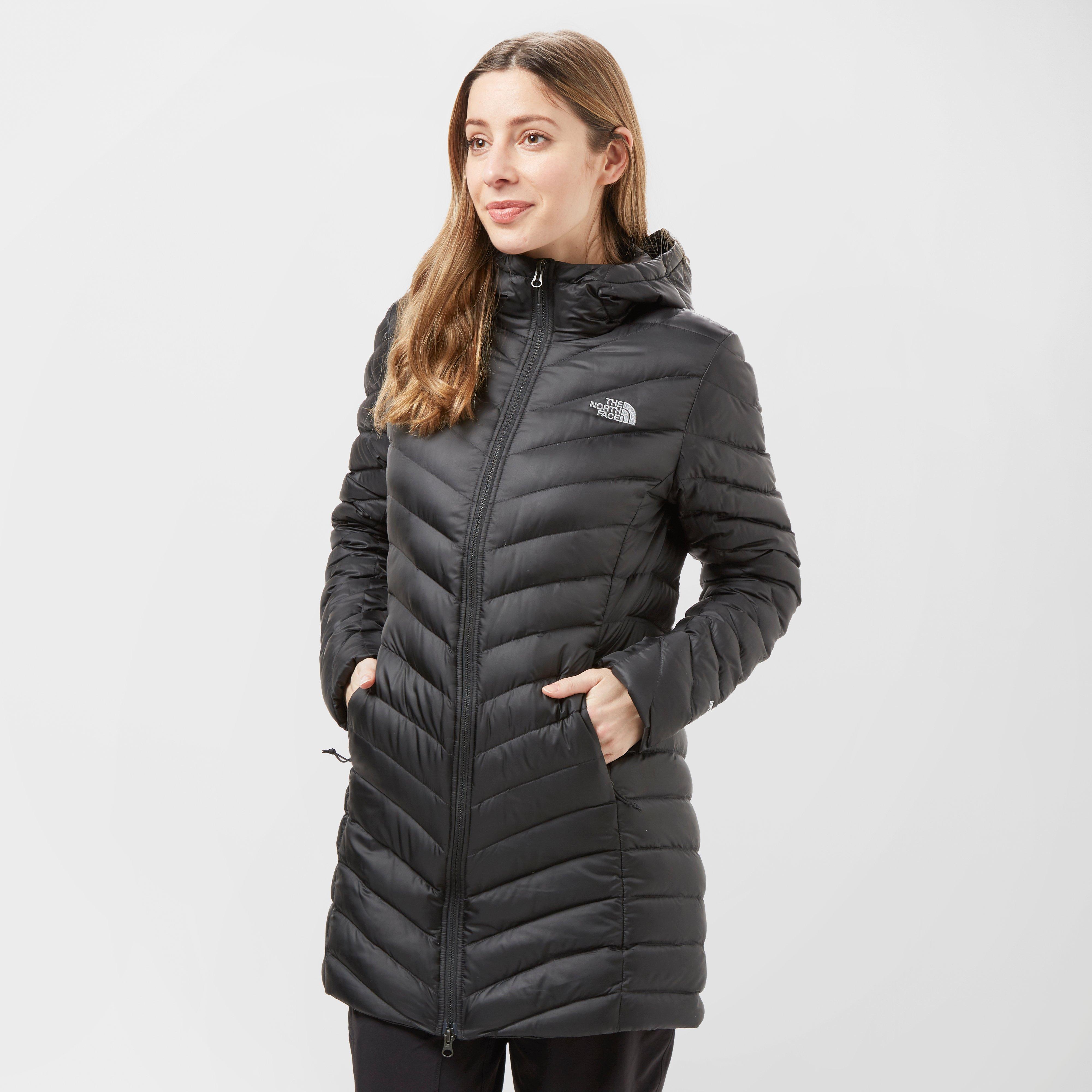 womens north face trevail parka black