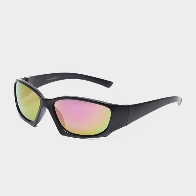 Black Peter Storm Boys Rounded Wrap-Around Sunglasses image 1