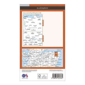 Orange Ordnance Survey Explorer Active 426 Banff, Macduff & Turriff Map With Digital Version