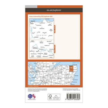 N/A Ordnance Survey Explorer 426 Banff, Macduff & Turriff Map With Digital Version