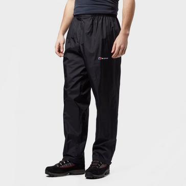 Black Berghaus Men's Stratus Waterproof Trousers