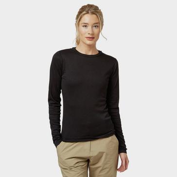 Women's Fleece-Lined Long-Sleeved Thermal Tops (3-Pack) with Plus