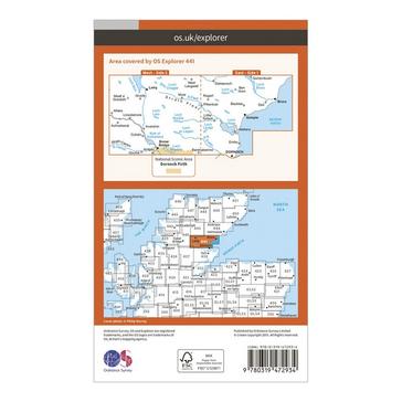 N/A Ordnance Survey Explorer Active 441 Lairg, Bonar Bridge & Golspie Map With Digital Version