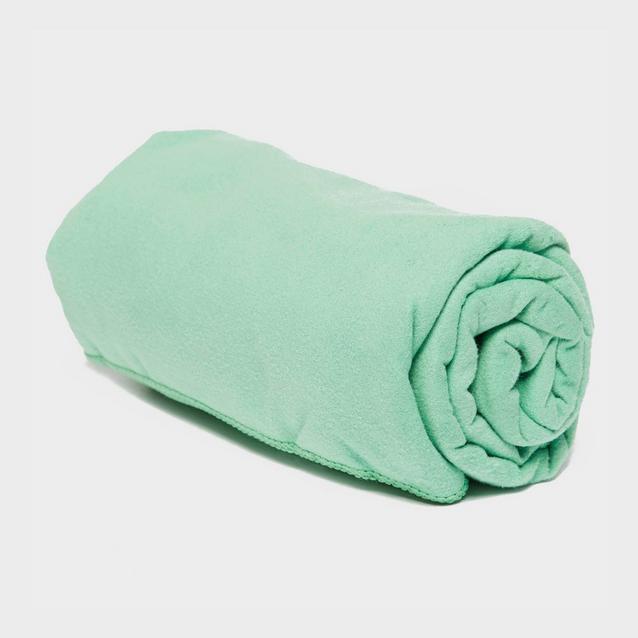 Green Eurohike Micro-Fibre Suede Towel Medium image 1