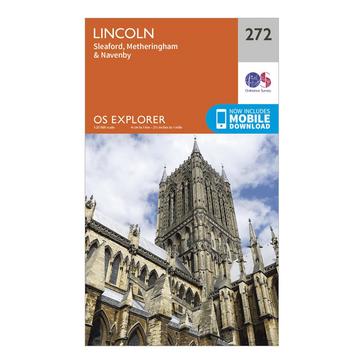 N/A Ordnance Survey Explorer 272 Lincoln Map With Digital Version