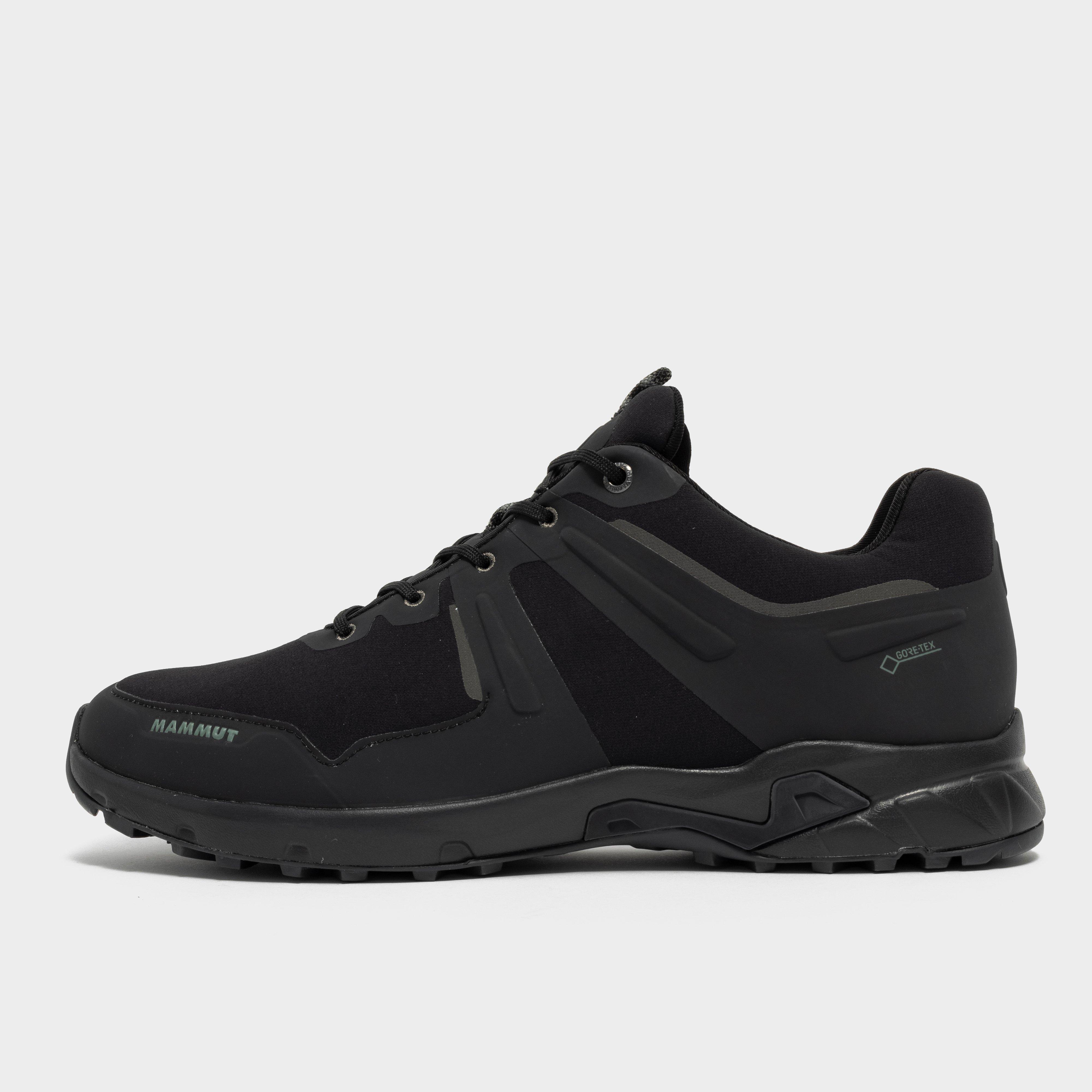 black walking trainers