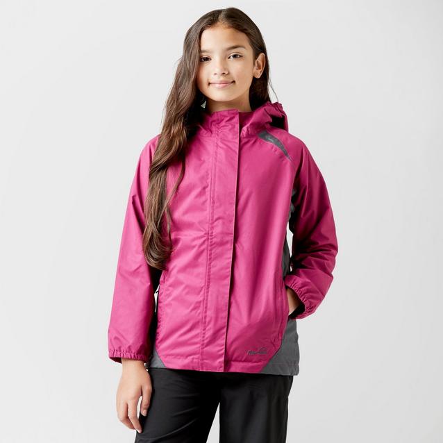 North face panel on sale wind jacket pink