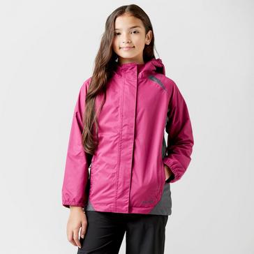 Pink Peter Storm Kids’ Panel Waterproof Jacket