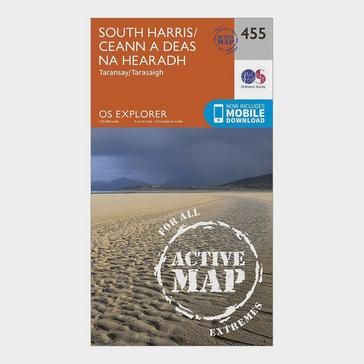 N/A Ordnance Survey Explorer Active 455 South Harris Map With Digital Version