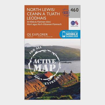 N/A Ordnance Survey Explorer Active 460 North Lewis Map With Digital Version