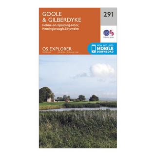 Explorer 291 Goole & Gilberdyke Map With Digital Version