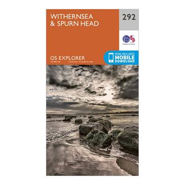 N/A Ordnance Survey Explorer 292 Withernsea & Spurn Head Map With Digital Version