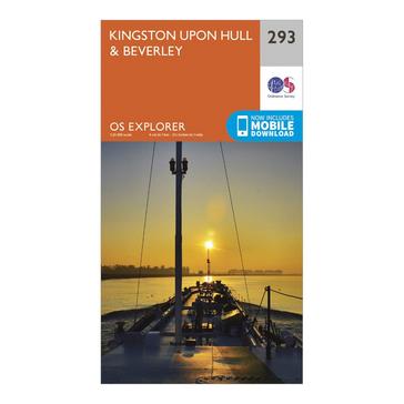 N/A Ordnance Survey Explorer 293 Kingston upon Hull & Beverley Map With Digital Version