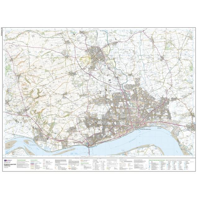 Ordnance Survey Explorer 293 Kingston Upon Hull Beverley Map With Digital Version Blacks