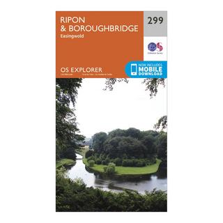 Explorer 299 Ripon & Boroughbridge Map With Digital Version