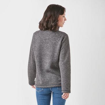 Dark Grey Peter Storm Women’s Knit Look Bonded Fleece