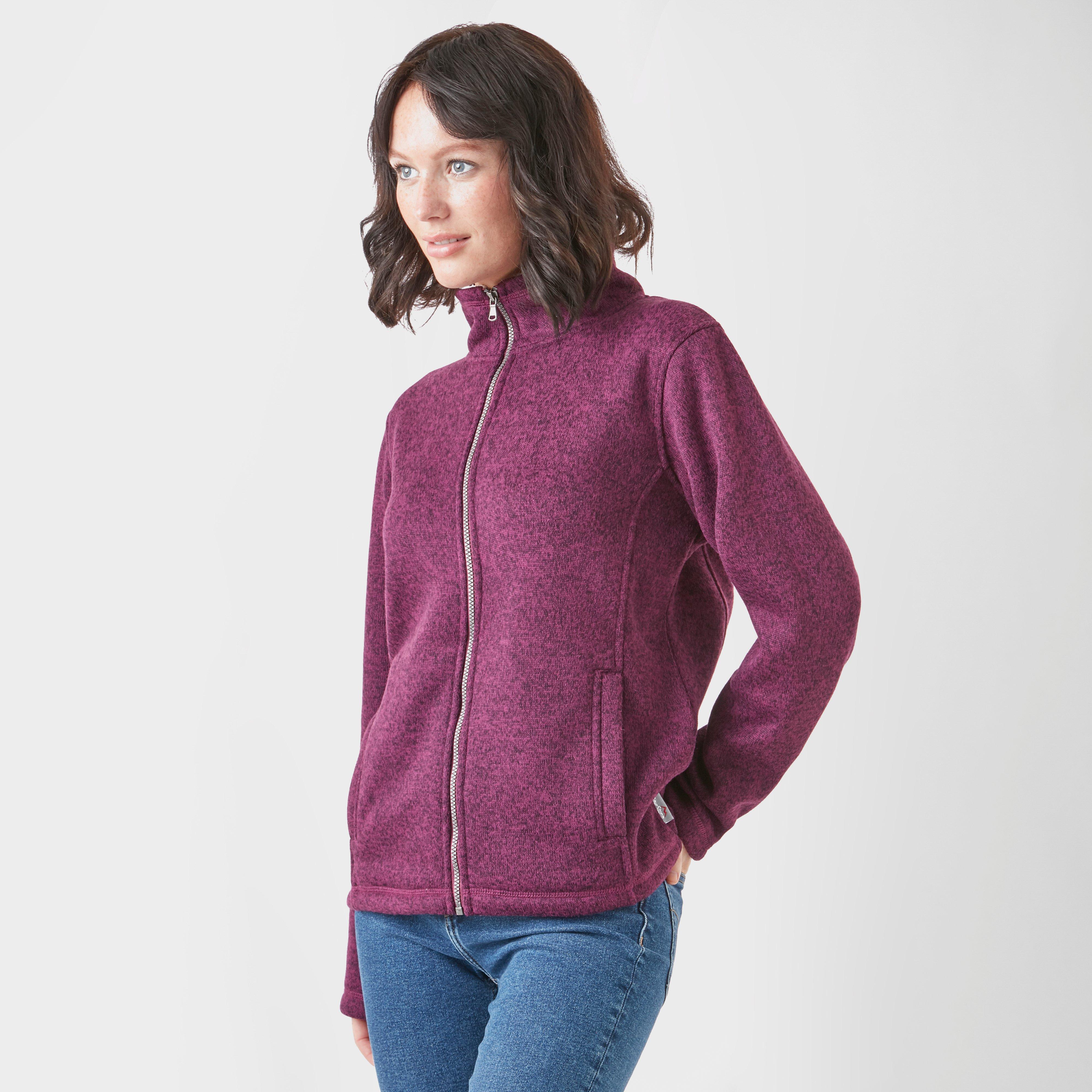 Peter Storm Peter Storm Womens Knit-Look Bonded Fleece - Pink, Pink Peter Storm Peter Storm Womens Knit-Look Bonded Fleece - Pink, Pink