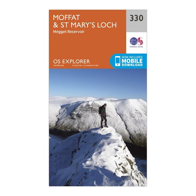N/A Ordnance Survey Explorer 330 Moffat & St Mary’s Loch Map With Digital Version image 1