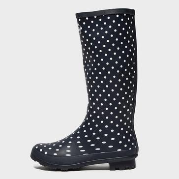Navy Peter Storm Women's Trim Wellies Medium