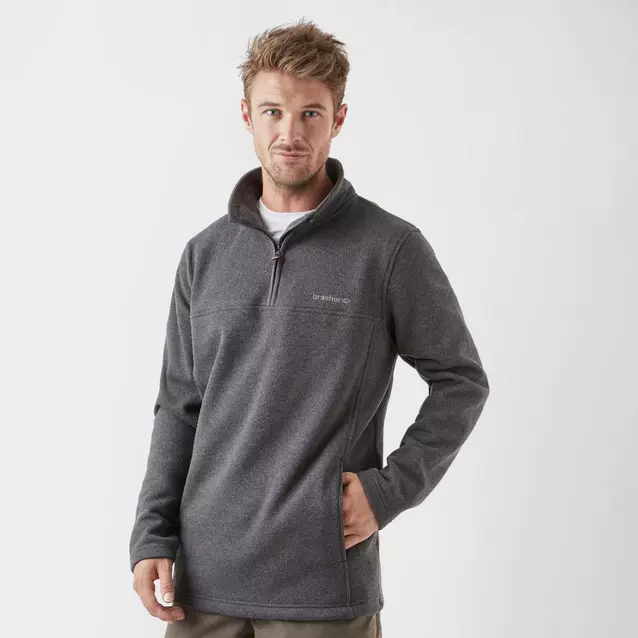 Mens half zip fleece with clearance pockets