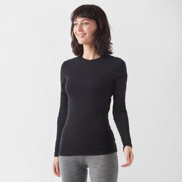 Black Icebreaker Women's 175 Everyday Long Sleeve Crew