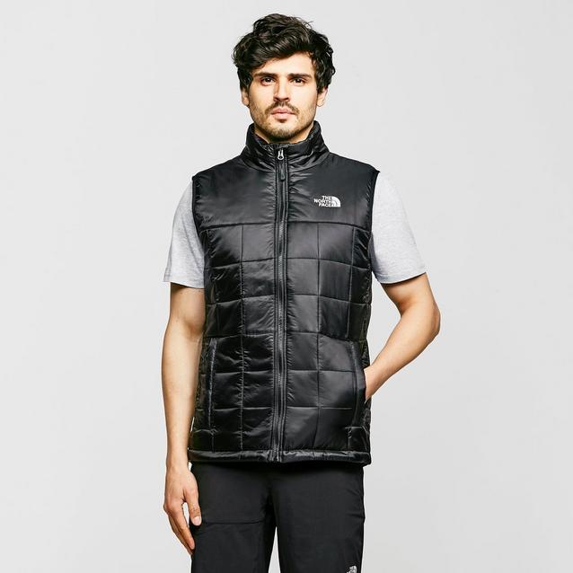 North face best sale gilet black