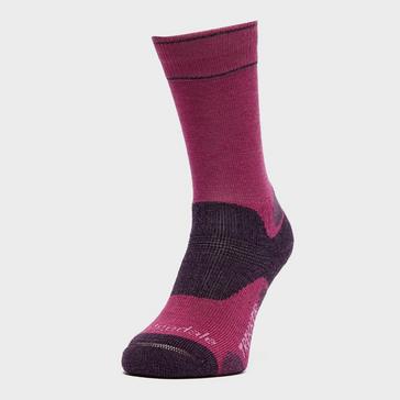 Purple Bridgedale Women’s Hike Endurance Midweight Boot Sock