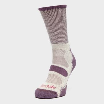 Purple Bridgedale Women’s Hike Coolmax® Comfort Lightweight Socks