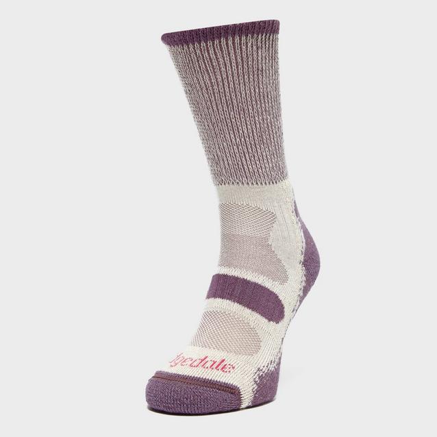 Purple Bridgedale Women’s Hike Coolmax® Comfort Lightweight Socks image 1