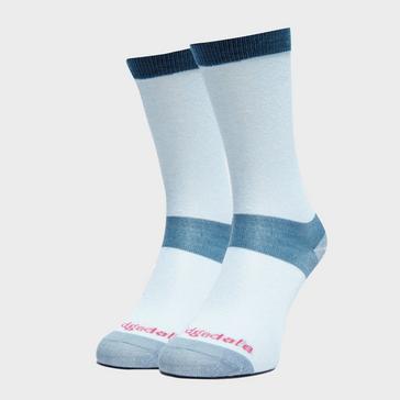 Blue Bridgedale Women's Coolmax Liner Socks - 2 Pack