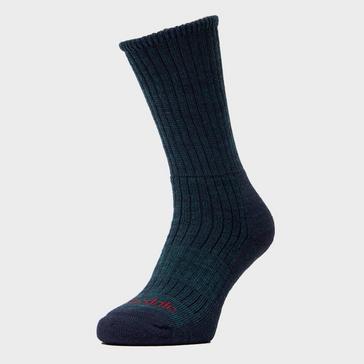 Navy Bridgedale Men’s Hike Midweight Comfort Socks