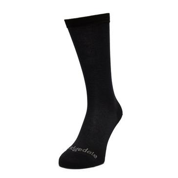 Black Bridgedale Coolmax Liner Boot Sock 2 Pack