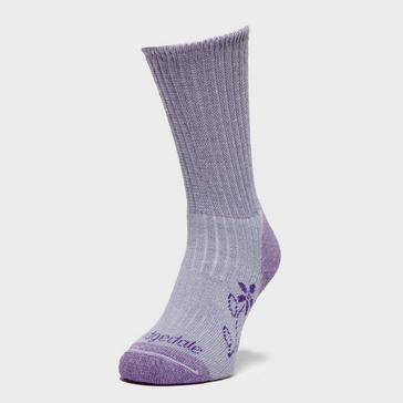Purple Bridgedale Women’s Hike Midweight Comfort Socks