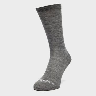 Grey Bridgedale Thermal Liner Socks 2 Pack