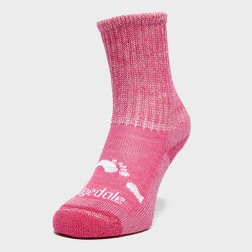 PINK Bridgedale Kids' WoolFusion® Trekker Socks