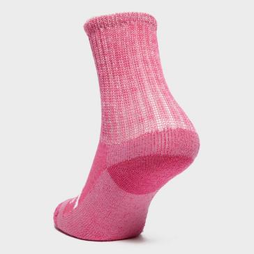 Pink Bridgedale Kids’ WoolFusion Trek Sock