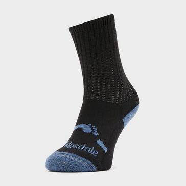 Black Bridgedale Kids’ Woolfusion® Trekker Junior Socks