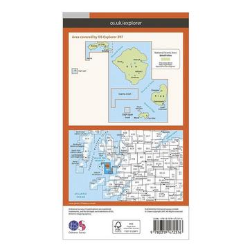 N/A Ordnance Survey Explorer Active 397 Rum, Eigg, Muck, Canna & Sanday Map With Digital Version