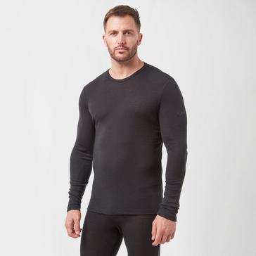 Black Icebreaker Men's 175 Everyday Merino Long Sleeve Crew
