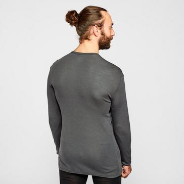 Grey Icebreaker Men's 175 Everyday Merino Long Sleeve Crew