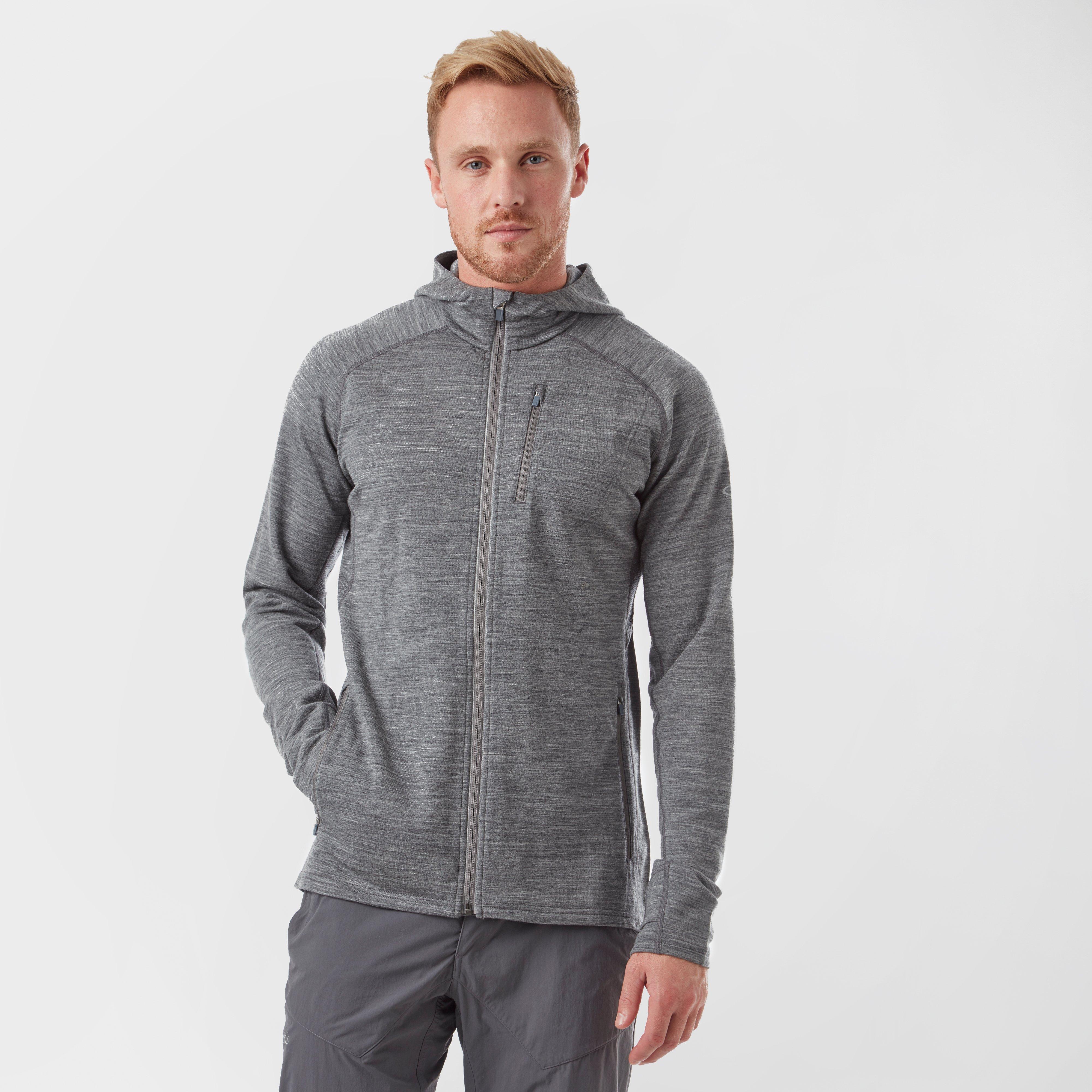 icebreaker men's quantum ls zip hood