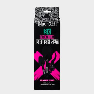 Black Muc Off Premium 3 Brush Set