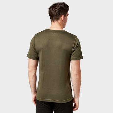 Khaki Peter Storm Mens Short Sleeved Thermal Crew Neck Top Khaki