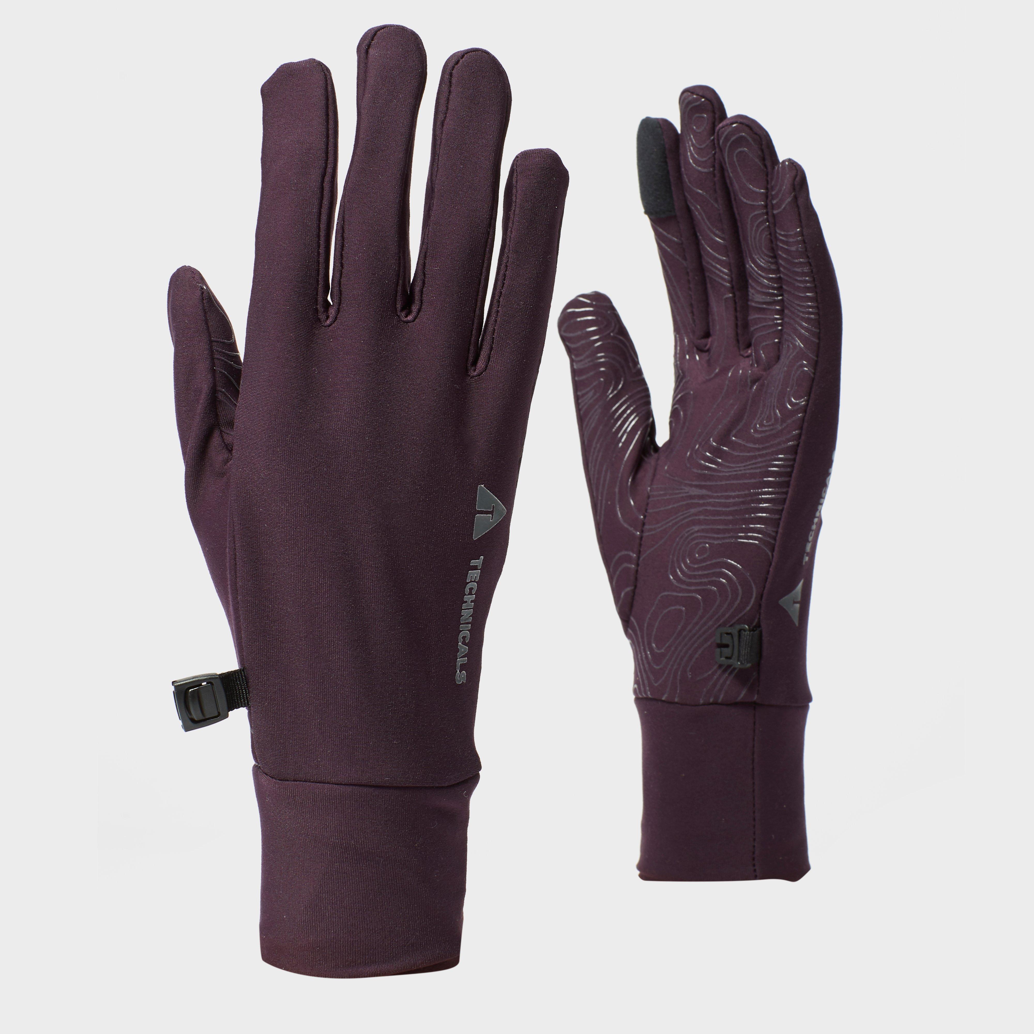 womens purple batting gloves