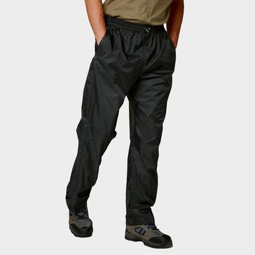 Black Craghoppers Unisex Ascent Waterproof Overtrousers