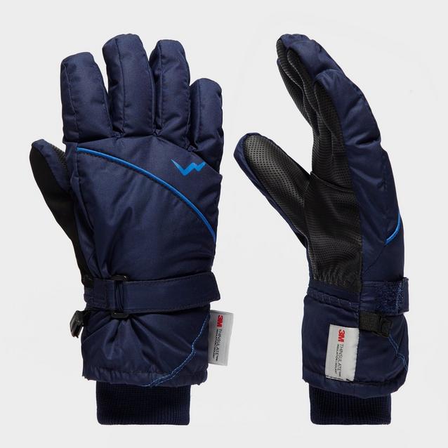 Navy Peter Storm Kids’ Ski Gloves image 1