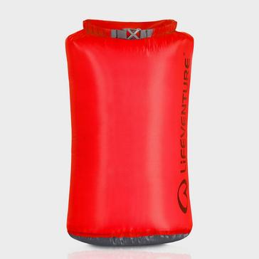 Red LIFEVENTURE Ultralight 25L Dry Bag