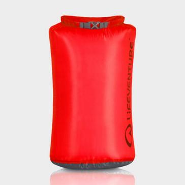 Red LIFEVENTURE Ultralight 25L Dry Bag