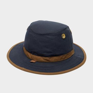 Navy Tilley Men’s TWC7 Outback Waxed Cotton Hat