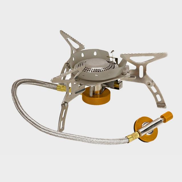 Optional Lixada Camping Gas Stove with Windshield Convenient Piezo Ignition Split Burner with Gas Conversion Head Adapter and Carrying Case 